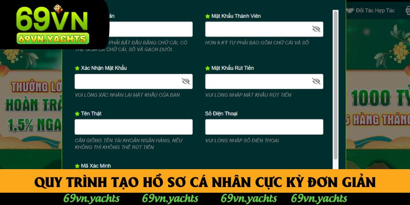 Quy trình tạo hồ sơ cá nhân cực kỳ đơn giản Quy trình tạo hồ sơ cá nhân cực kỳ đơn giản