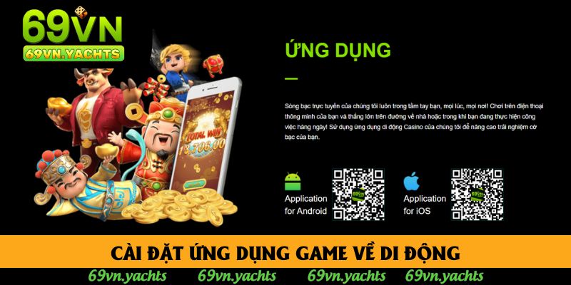 Cài đặt ứng dụng game về di động Cài đặt ứng dụng game về di động
